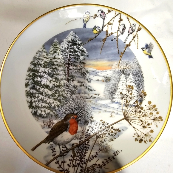 Plate A Country Lane In December Limited Edition - Picture 6 of 16
